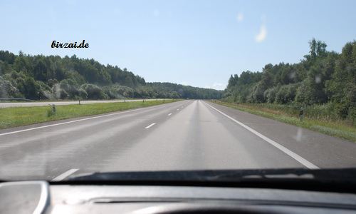   Panevezys  Autobahn Litauen